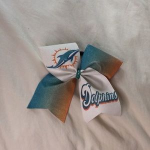 Miami Dolphins NFL Cheer Bow